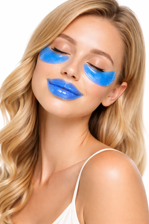 2-in-1 Gel Eye Mask and Lip Cooling/Heating Patch