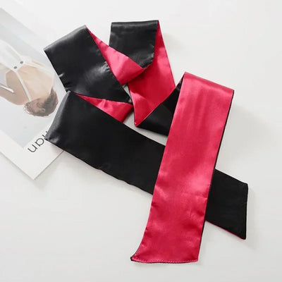 Satin Silk Sleep Mask Sexy for Women Silk Eye Cover Savour Eye Patches Cute Blindfold Silk Ribbon Gift Surprise High Quality