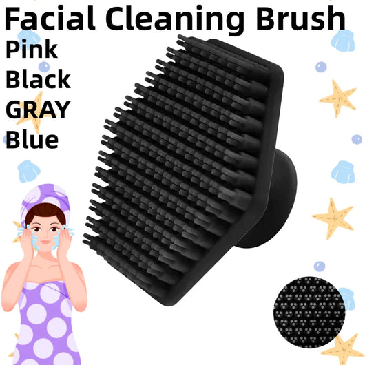 Men And Women Facial Cleaning Brush Scrubber Silicone Miniature Face Deep Clean Shave Massage Face Scrub Brush Face Cleaner